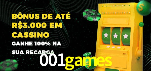 001games melhor bônus de depósito